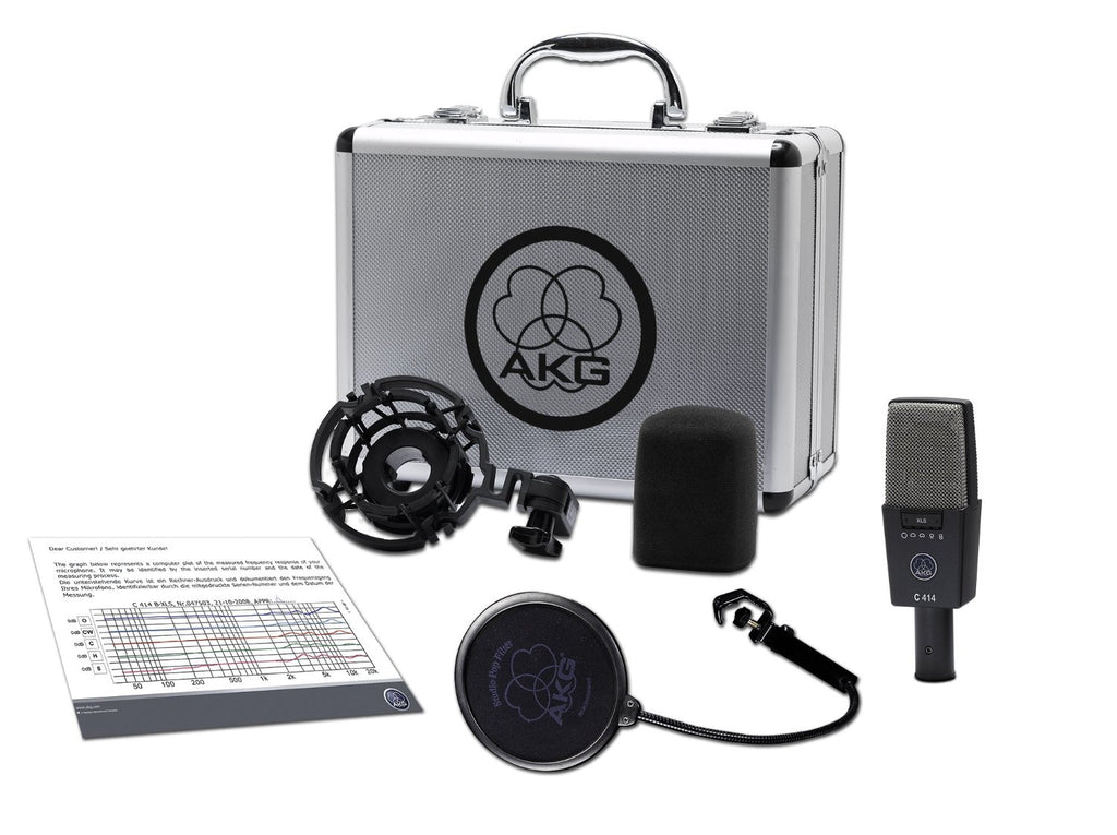C414 XLS AKG CONDENSATOR STUDIO MICROFOON