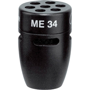 ME 34 BLACK SENNH. CARDIOID MINI MICRO VOOR MZH 30xx GOOSNEC