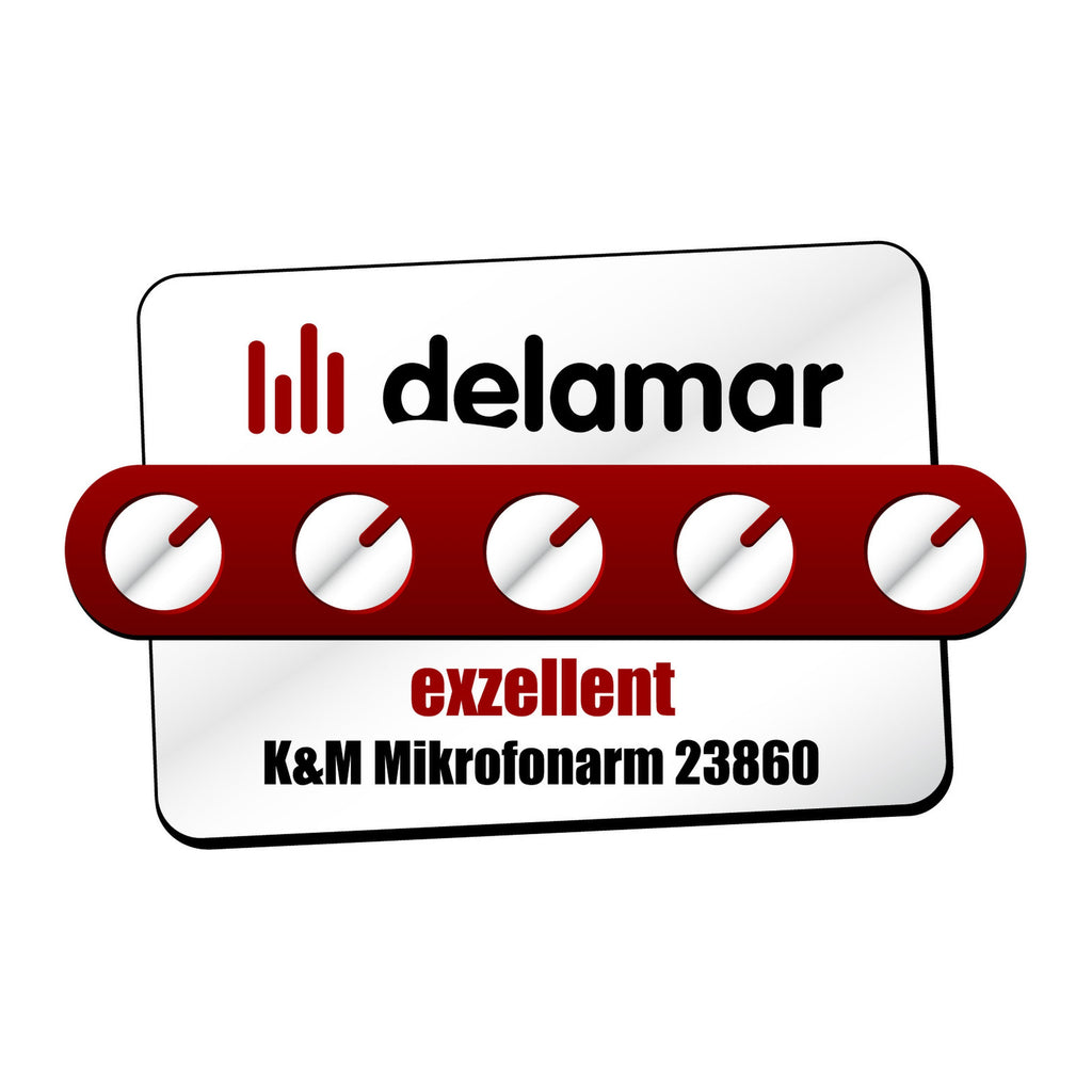 23860 MICROFOON TAFELARM ZWART K&amp;M
