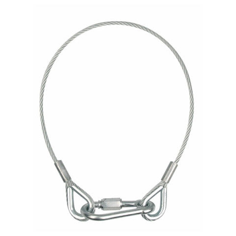 SAFETY CABLE 5MM 1M GEKEURD SHOWTEC