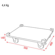 UCA-SCVWB DAP AUDIO WHEELBOARD VOOR STACK CASE H
