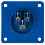 CEE 16A 240V 3P Chassis MANNELIJK BLAUW IP44 SHOWTEC