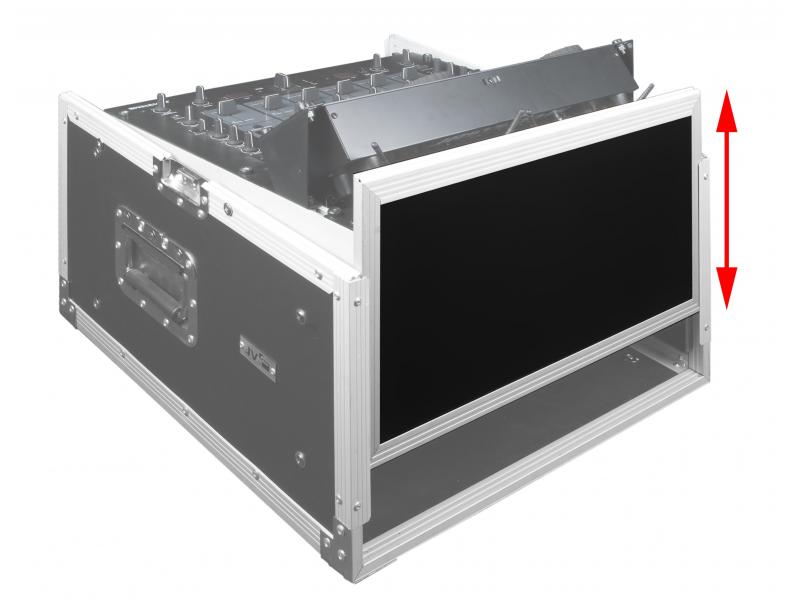 DJ CASE 10/6U JV CASE UNIVERSAL 19'' -CASE 6U FRONT+ 10U TOP