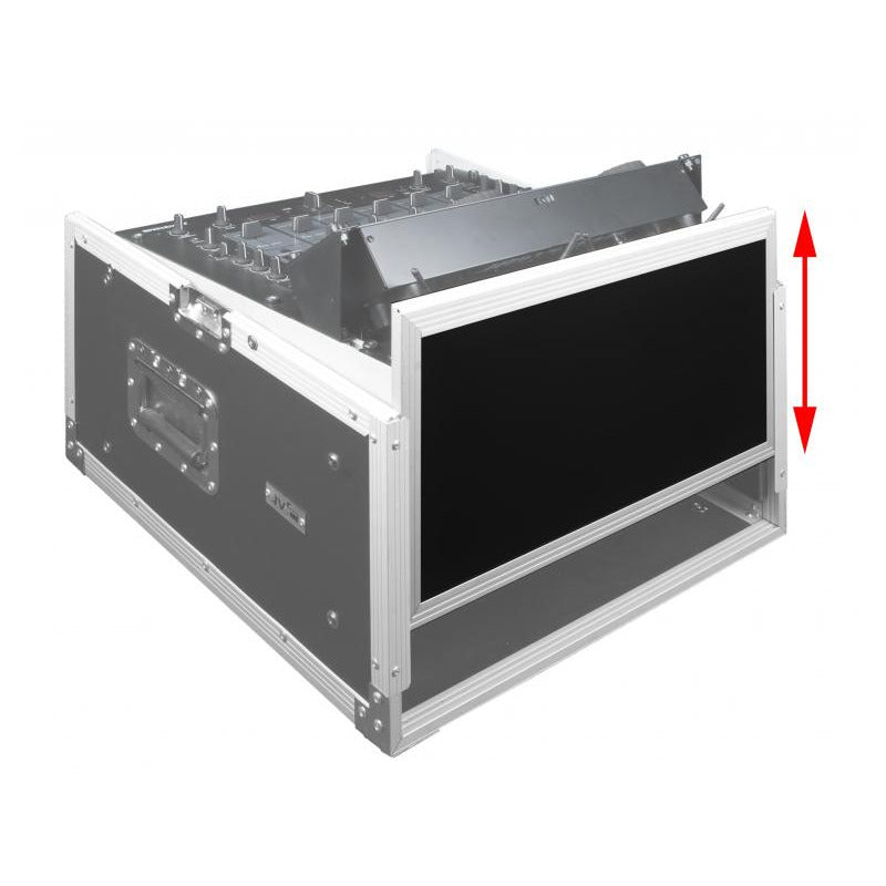 DJ CASE 10/6U JV CASE UNIVERSAL 19'' -CASE 6U FRONT+ 10U TOP
