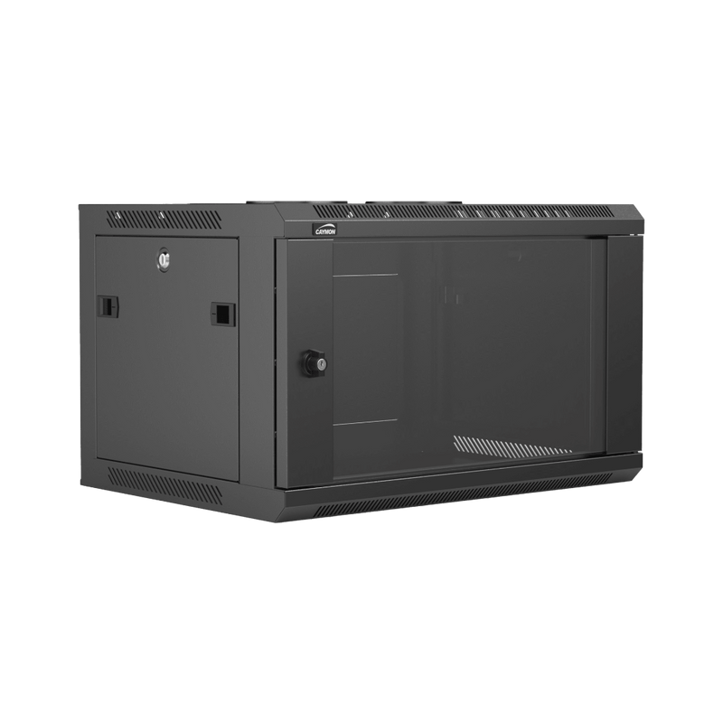 WPR406R/B Caymon 19” Wandrek 6u 450mm Diepte (Zwart)