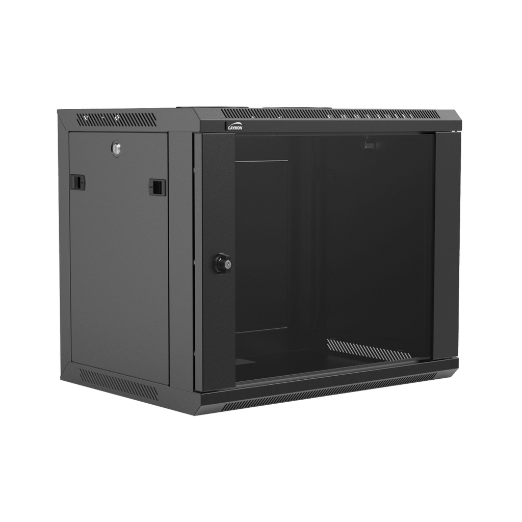 WPR409R/B Caymon 19” Wandrek 9u 450mm Diepte (Zwart)