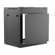 WPR412R/B Caymon 19” Wandrek 12U 450mm Diepte (Zwart)