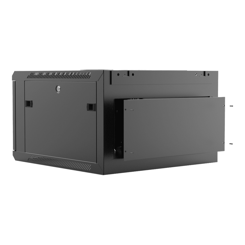 WPR606R/B Caymon 19” Wandrek 6U 600 mm Diepte (Zwart)