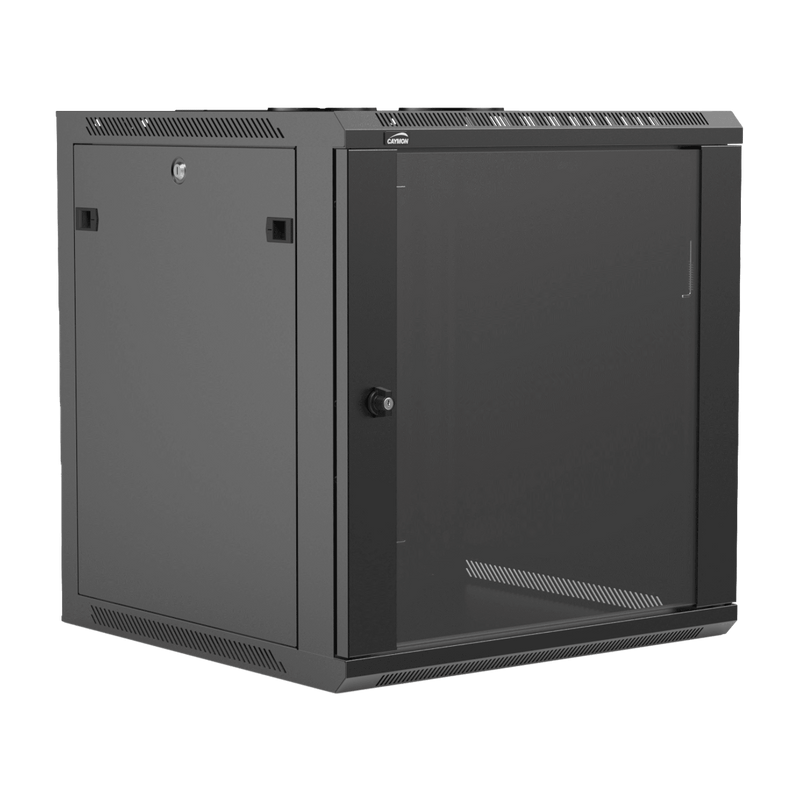 WPR612R/B Caymon 19” Wandrek 12U 600mm Diepte (Zwart)