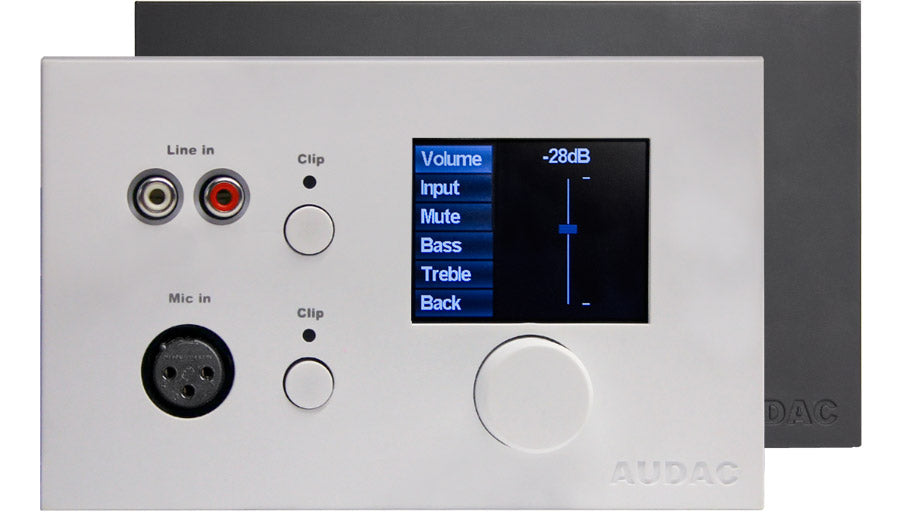 MWX65/W AUDAC ALL IN ONE WALL PANEL VOOR MTX48/88 WIT