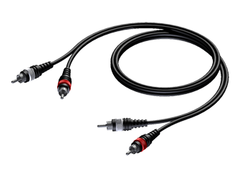 SIGNAALKABEL 2x RCA CINCH MALE > 2x RCA CINCH MALE 5m EOL