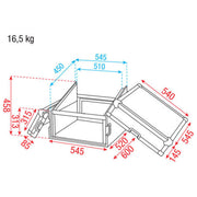 CASE 6U VOOR+BOVENDEKSEL DAP