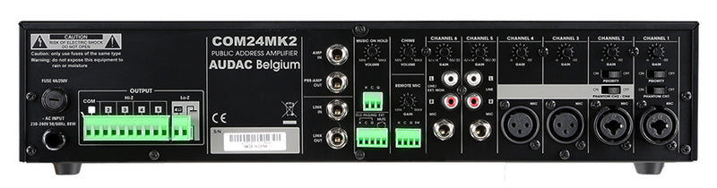 COM24MK2 Audac Versterker 240W 100V
