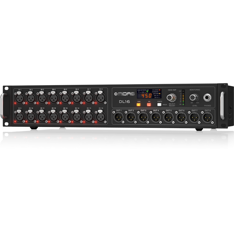 DL16 MIDAS - DIGITAL STAGEBOX 16 INPUTS / 8 OUTPUTS