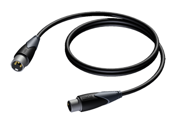 MICROFOON KABEL XLR MALE-XLR FEMALE 20m PROCAB