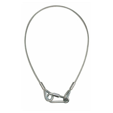 SAFETY CABLE 6MM 1M GEKEURD SHOWTEC