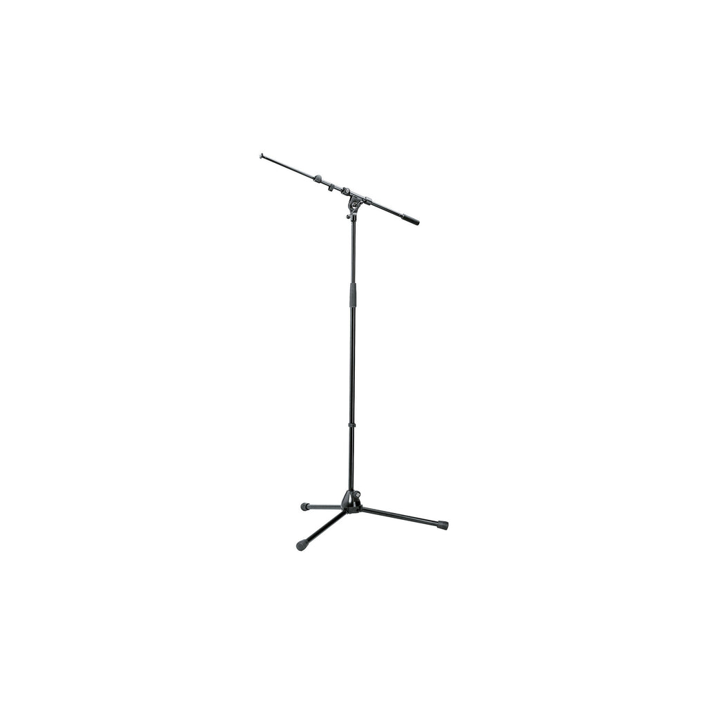 210/9 K&amp;M MICROSTATIEF ZWART MET ZWENKARM