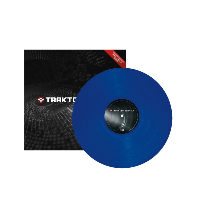 TRAKTOR Scratch Control Vinyl Blauw MK2 Native Instruments