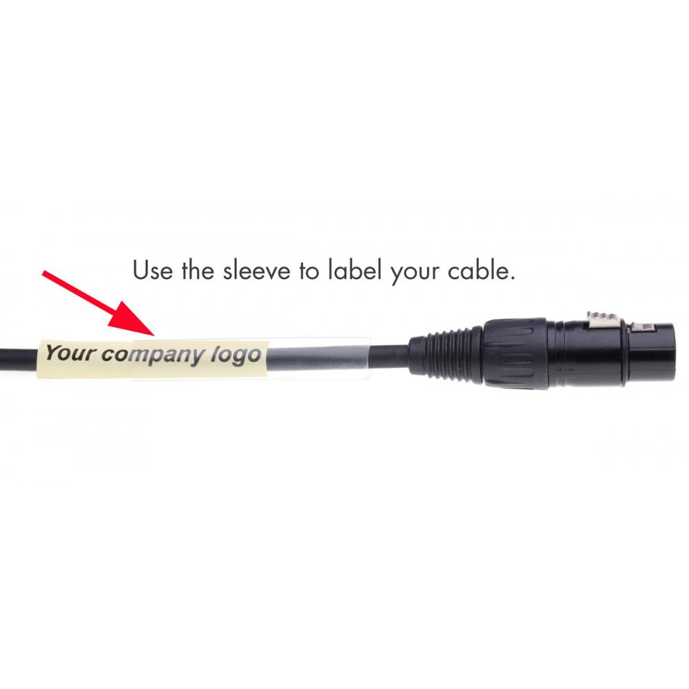DMX VERLOOPKABEL 3M-5F XLR 50cm ZWART ADMIRAL