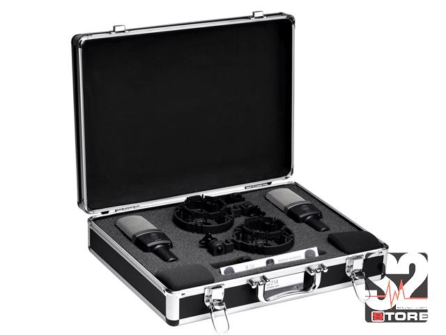C214 STEREO SET AKG STUDIO CONDENSATOR MICRO@ PROMO