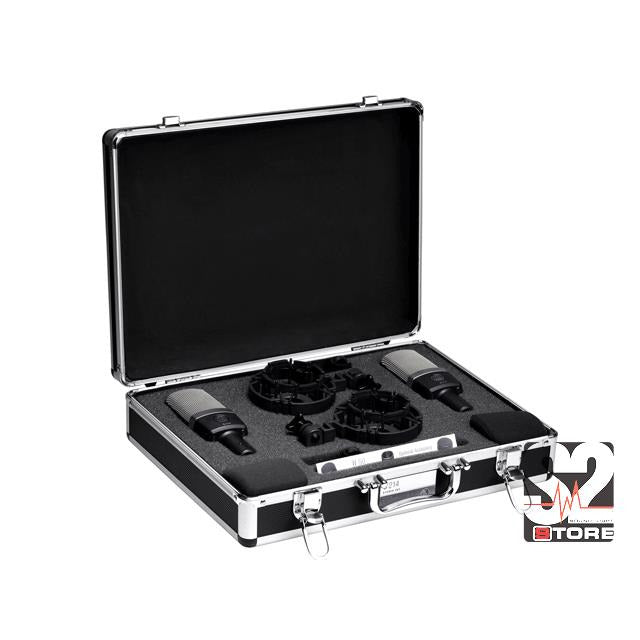 C214 STEREO SET AKG STUDIO CONDENSATOR MICRO'S*