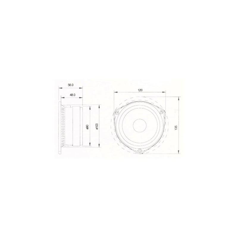 AS4B BEYMA Vervangluidspreker voor Bose 102/402/502/802