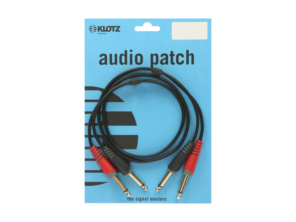 AT-JJ0200 Klotz Dubbele Mono-jackkabel (2m)