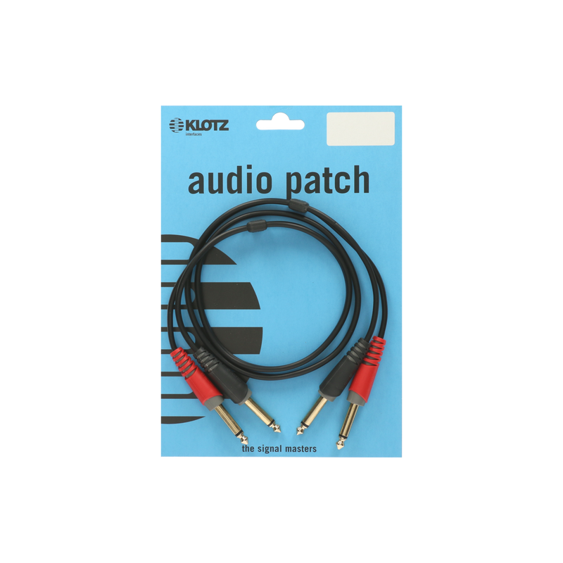 AT-JJ0200 Klotz Dubbele Mono-jackkabel (2m)