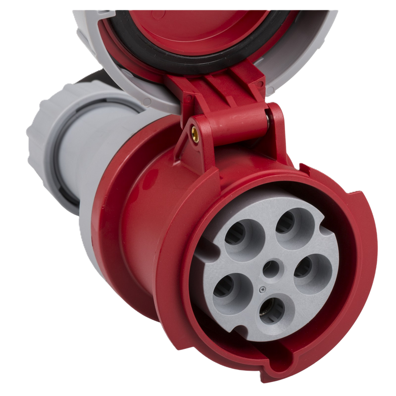 CEE-stroomkabel 63A 5p Rood H07RN-F 5G16 Hilec (5m)