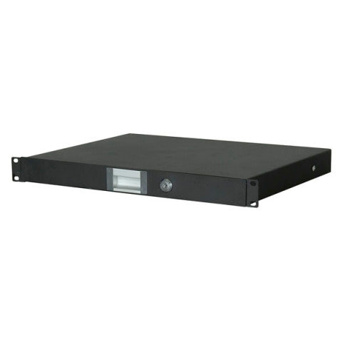 19" 1U DRAWER MET KEYLOCK DAP AUDIO ZWART