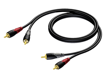 CLA800/5 2 X RCA MALE TO 2 X RCA MALE 5 M PROCAB