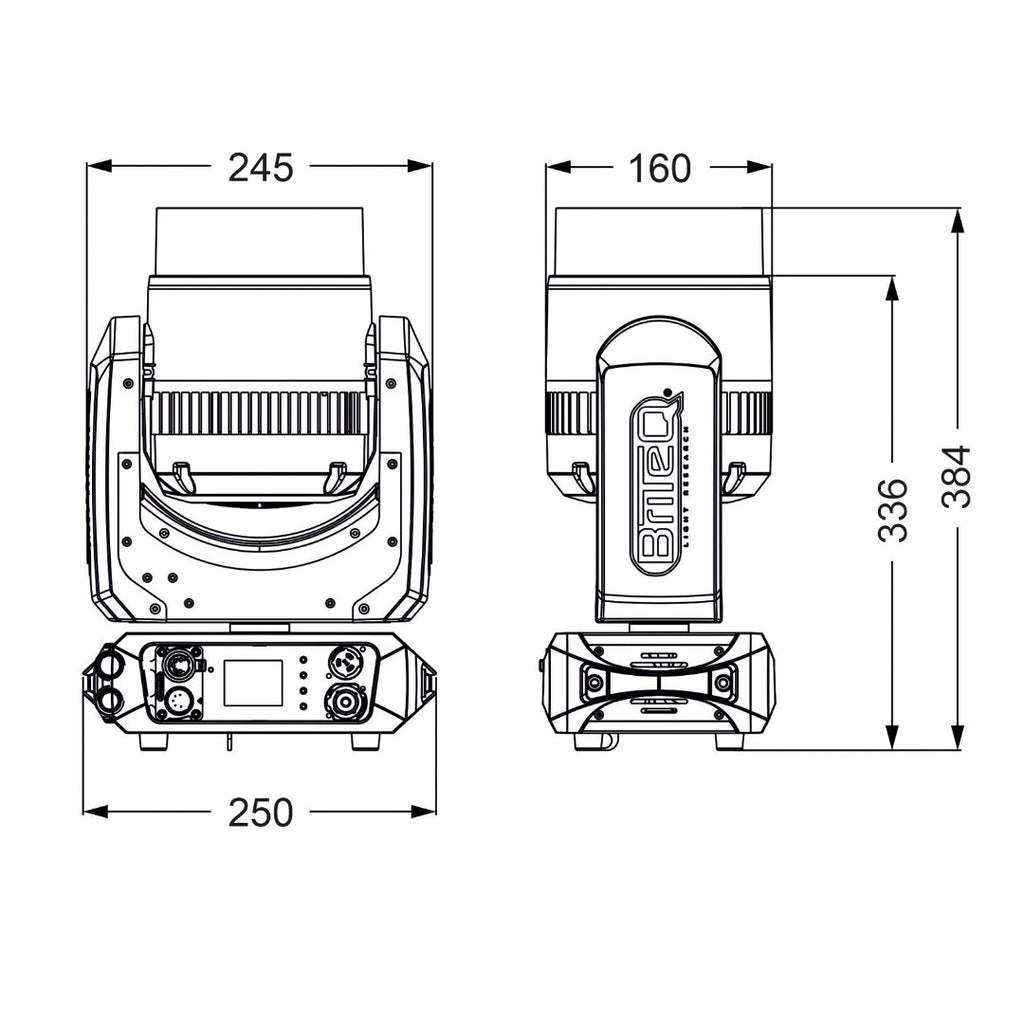 BT-Vertigo Briteq Moving Wash 7x 60W RGBL