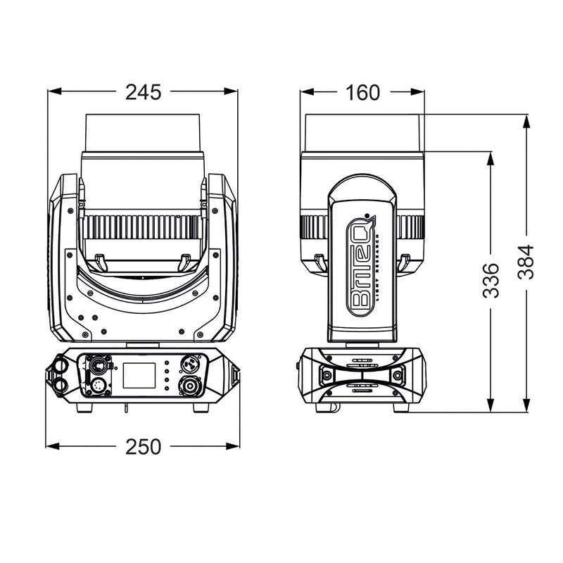 BT-Vertigo Briteq Moving Wash 7x 60W RGBL