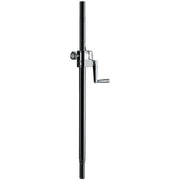 21338 K&amp;M Wind-Up Tussenpaal 104-160,5 cm Zwart