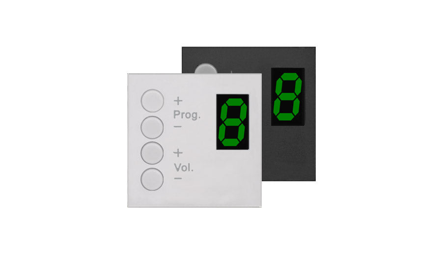 MWX45/W AUDAC WALL PANEL CONTROLLER MTX48/88 45X45 WIT