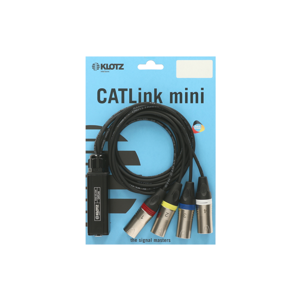 CATLink MINI 4-channel multicore adapter etherCON F - 4 x XLR 3p M
