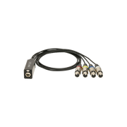 CATLink MINI 4-channel multicore adapter etherCON F - 4 x XLR 3p F