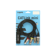 CATLink MINI 4-channel multicore adapter etherCON F - 4 x XLR 3p F