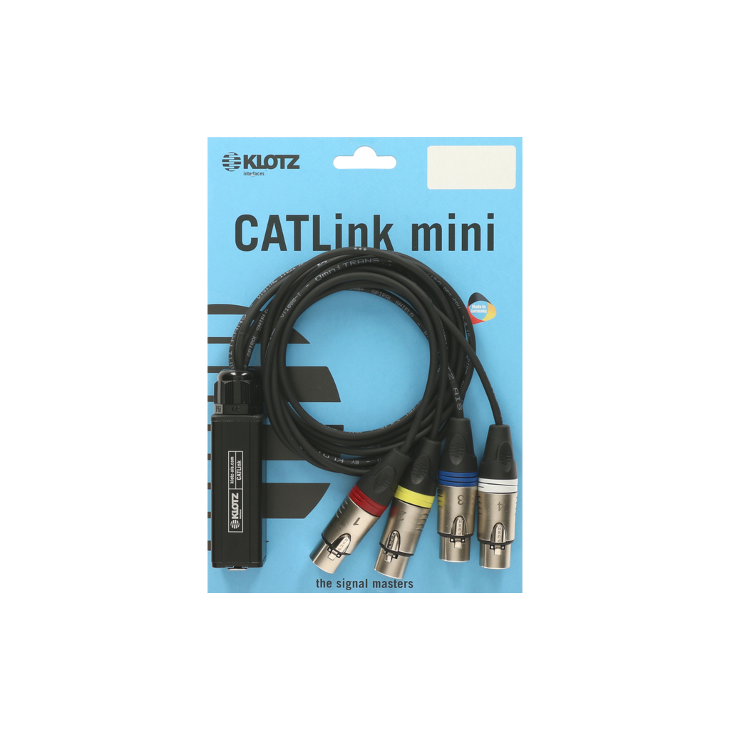CATLink MINI 4-channel multicore adapter etherCON F - 4 x XLR 3p F