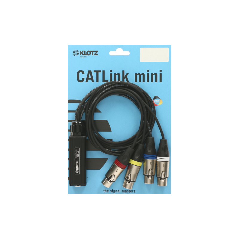 CATLink MINI 4-channel multicore adapter etherCON F - 4 x XLR 3p F