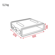 RCA-DD2ABS ShowGear 19" Rack Case ABS 2U