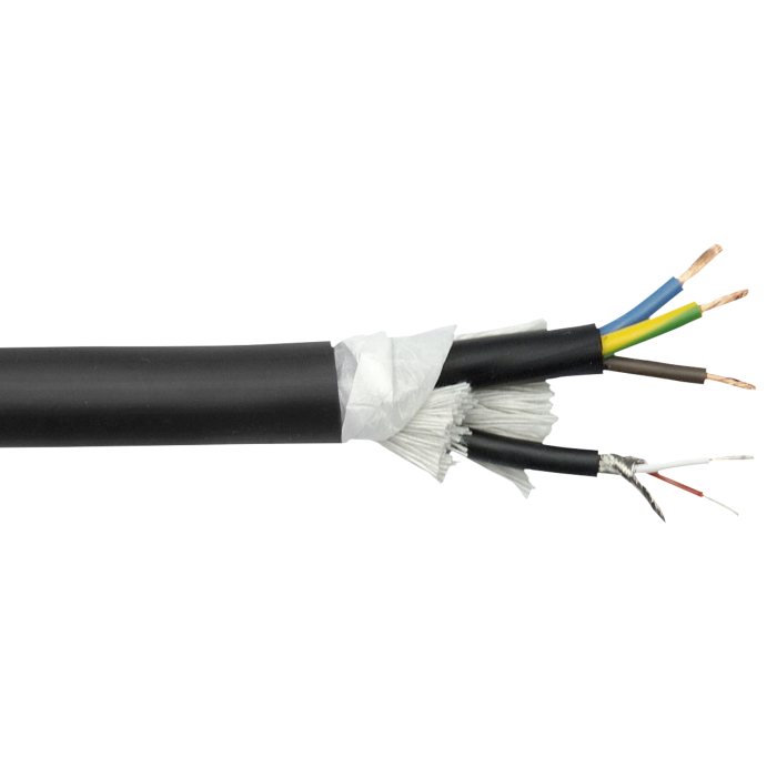 PMC-216 DAP Power-/Signaalkabel per Meter (Zwart)