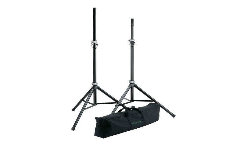 21459 SPEAKER STAND PACKAGE BLACK K&amp;M 