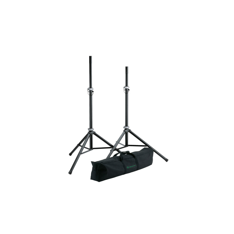 21459 SPEAKER STAND PACKAGE BLACK K&amp;M 