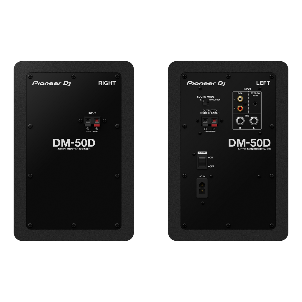 DM-50D Pioneer DJ Desktopmonitorsysteem (Zwart)