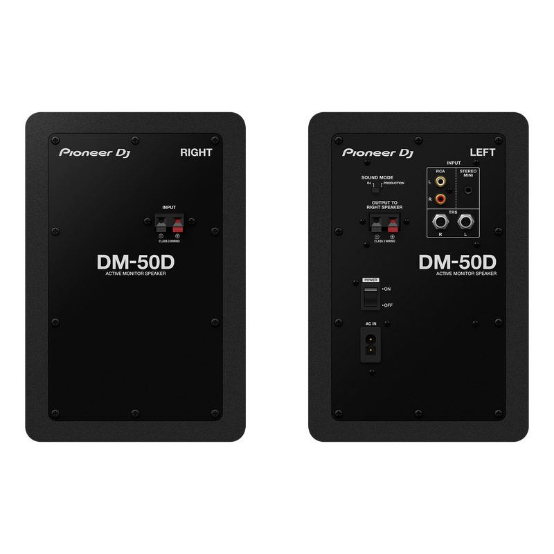 DM-50D Pioneer DJ Desktopmonitorsysteem (Zwart)