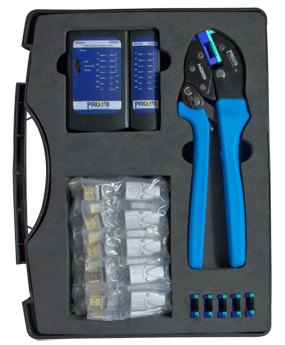 HDMI CONTRACTOR KIT - TOOL +TESTER + 20 CONNECTORS PROCAB