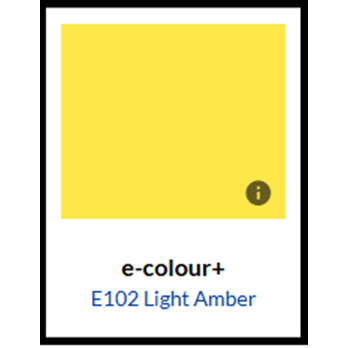 e-colour+ 102 Rosco Kleurenfilter Light Amber (53x60cm)