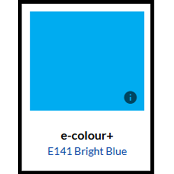 e-colour+ 141 Rosco Kleurenfilter Bright Blue (53x60cm)
