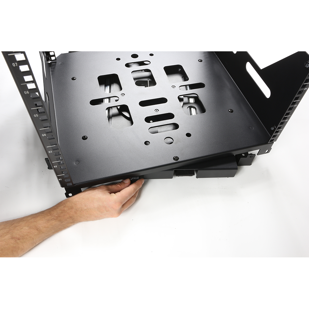 GPR424 CAYMON 19" Slide-out rack - 24 Units - 420 mm depth
